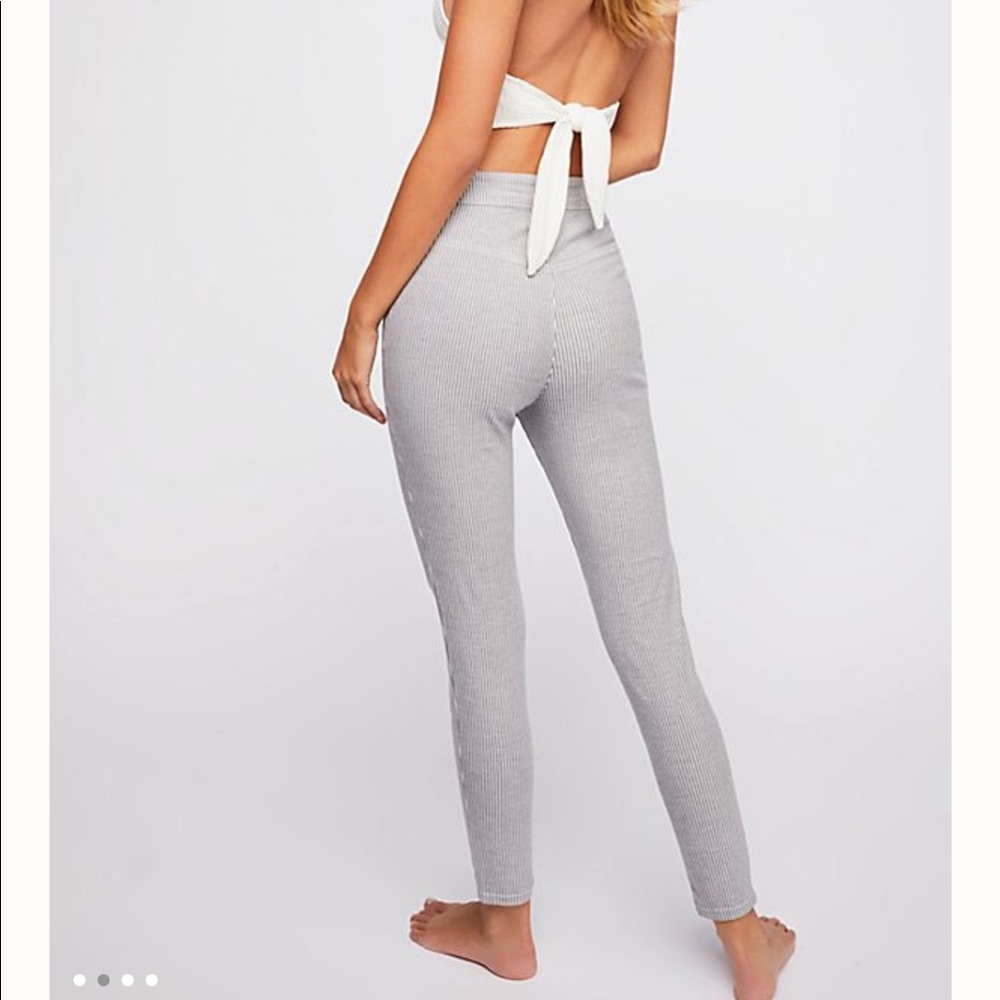 Free People Belle Printed Skinny Pants
